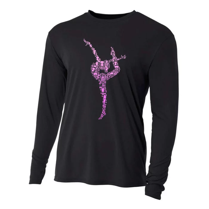 Gymnastics Gymnast Cooling Performance Long Sleeve Crew