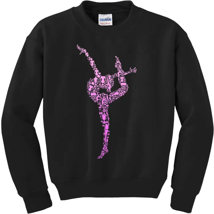 Gymnastics Gymnast Kids Sweatshirt