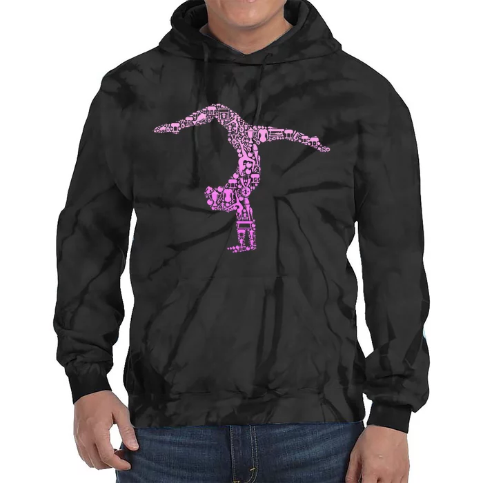 Gymnastics Gymnast Tie Dye Hoodie