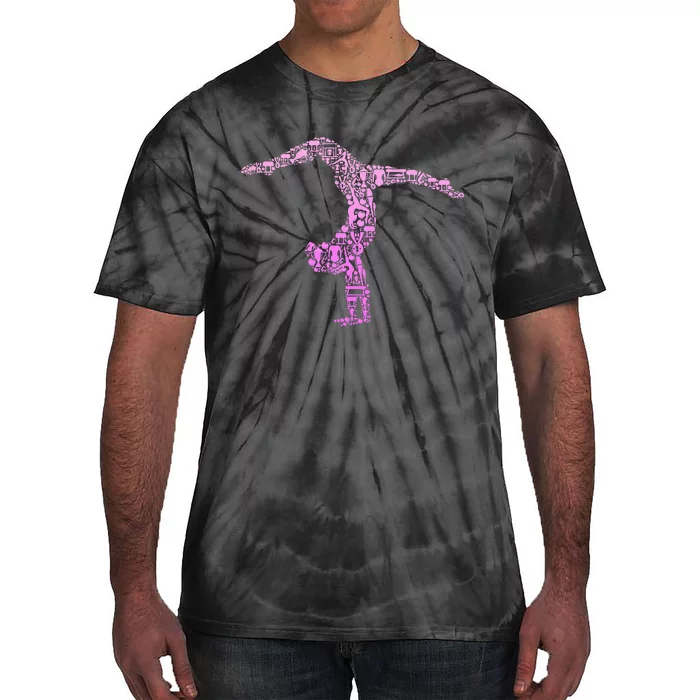 Gymnastics Gymnast Tie-Dye T-Shirt