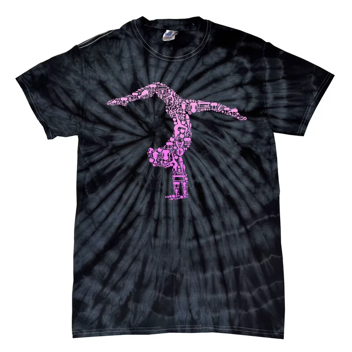 Gymnastics Gymnast Tie-Dye T-Shirt