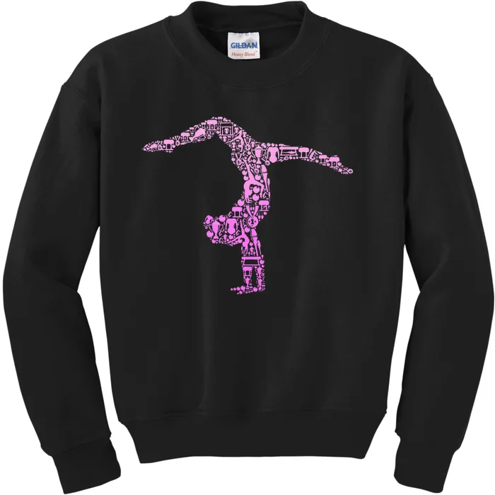 Gymnastics Gymnast Kids Sweatshirt