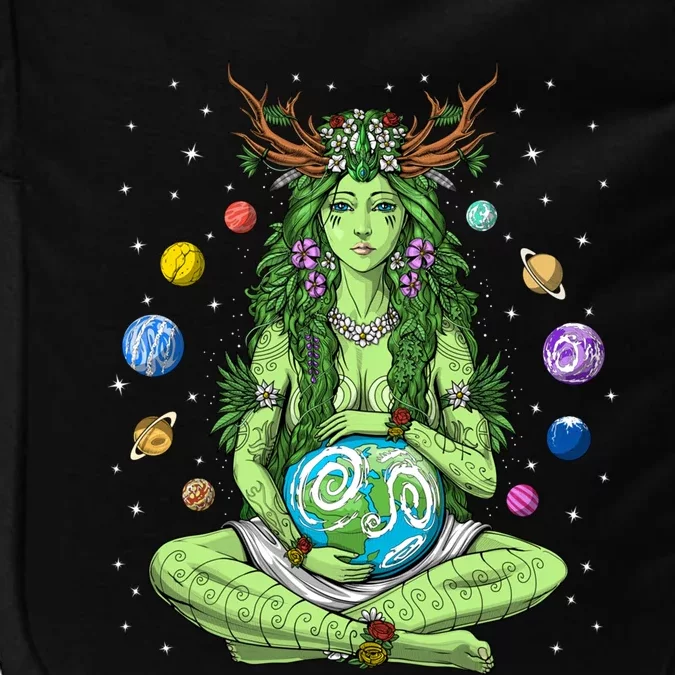 Gaia Greek Goddess Pagan Mother Earth Hippie Nature Witchy Cool Gift Impact Tech Backpack