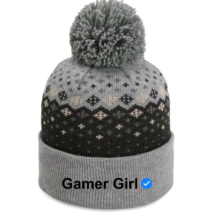 Gamer Girl The Baniff Cuffed Pom Beanie