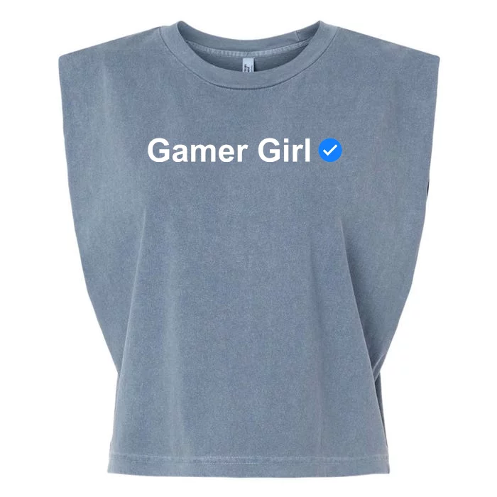 Gamer Girl Garment-Dyed Women's Muscle Tee