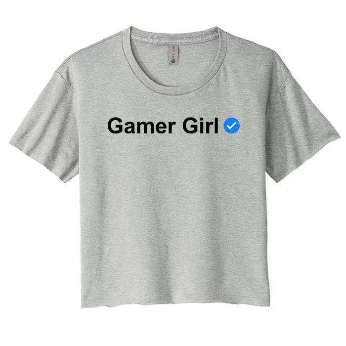 Gamer Girl Women's Crop Top Tee