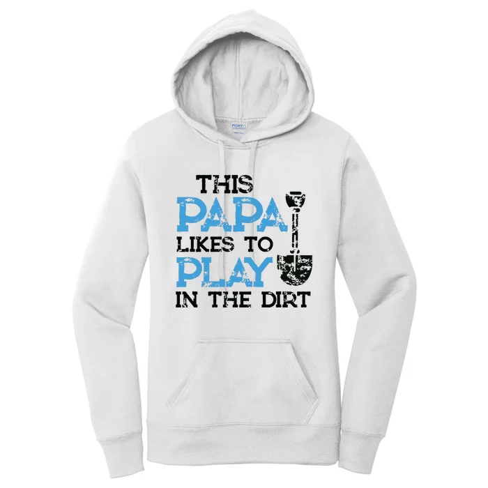 Gardening Gifts Grandpa This Papa Likes To Play In The Dirt Women's Pullover Hoodie