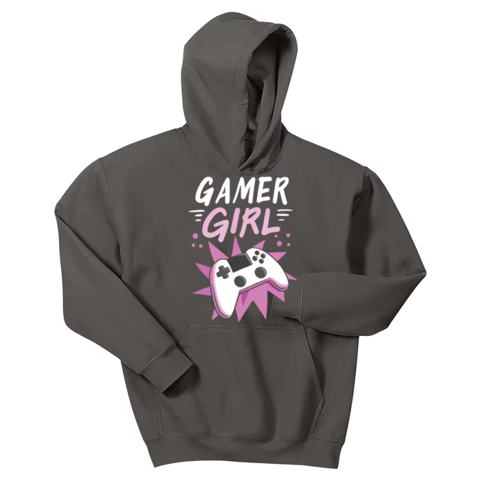 Gamer Girl Gaming Streaming Video Games Gift Kids Hoodie