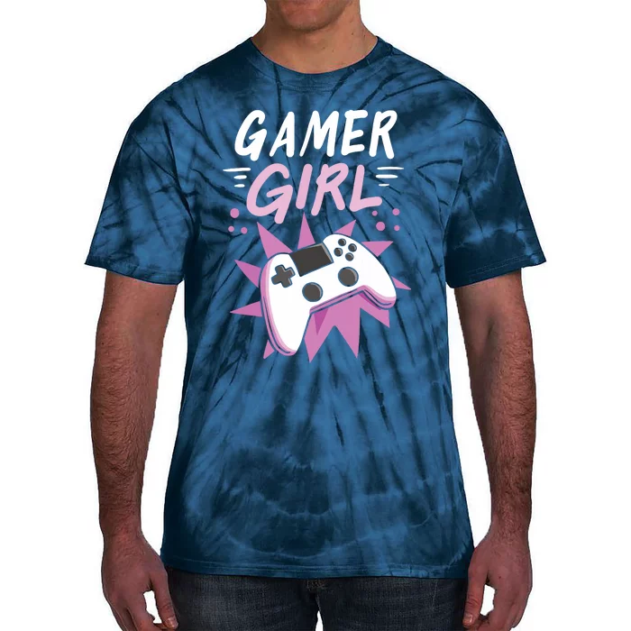 Gamer Girl Gaming Streaming Video Games Gift Tie-Dye T-Shirt