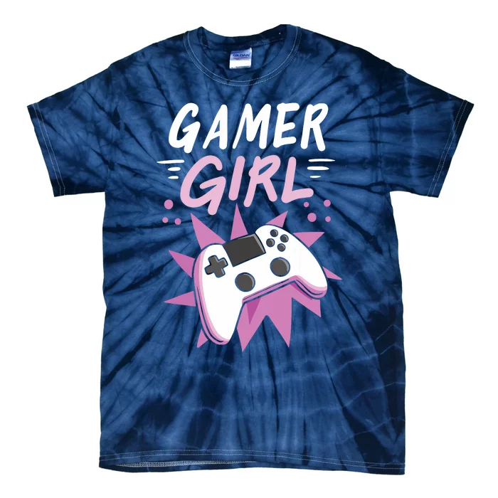 Gamer Girl Gaming Streaming Video Games Gift Tie-Dye T-Shirt