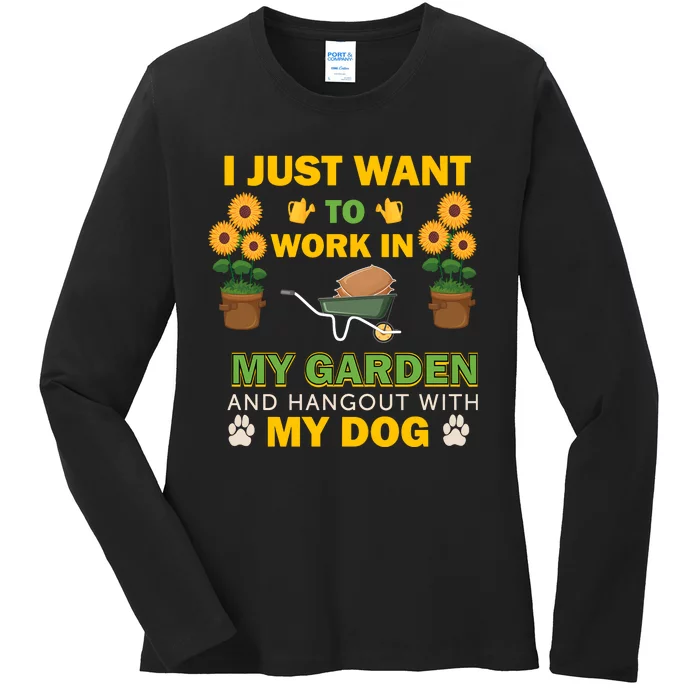 Gardening Gift Ladies Long Sleeve Shirt