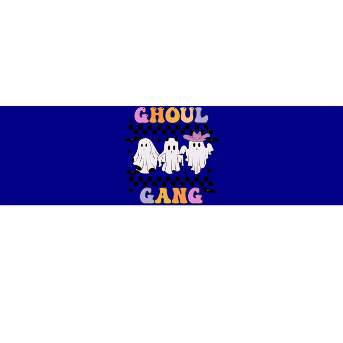 Groovy Ghoul Gang Cute Ghost Spooky Boo Crew Funny Halloween Cute Gift Bumper Sticker