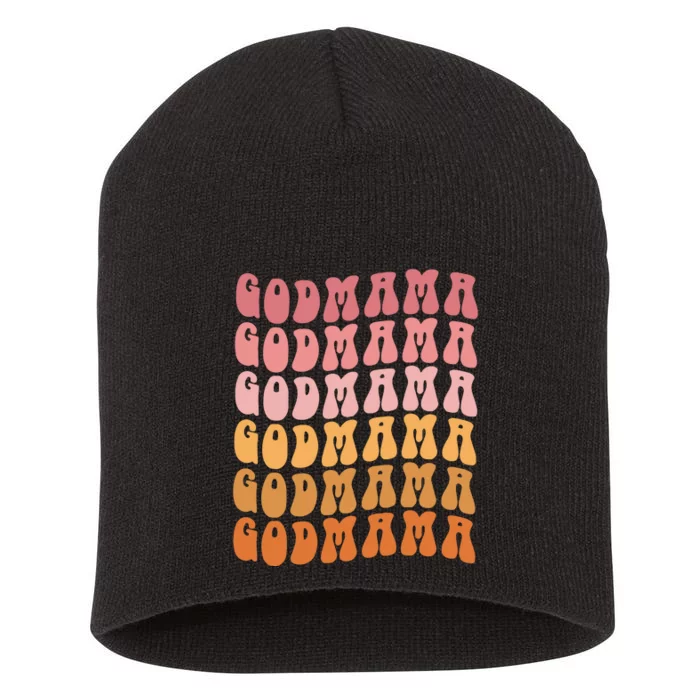 Groovy Godmother Short Acrylic Beanie