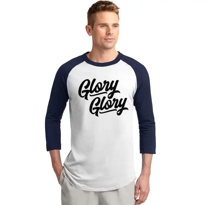 Glory Glory Georgia Rally Fight Song retro Baseball Sleeve Shirt