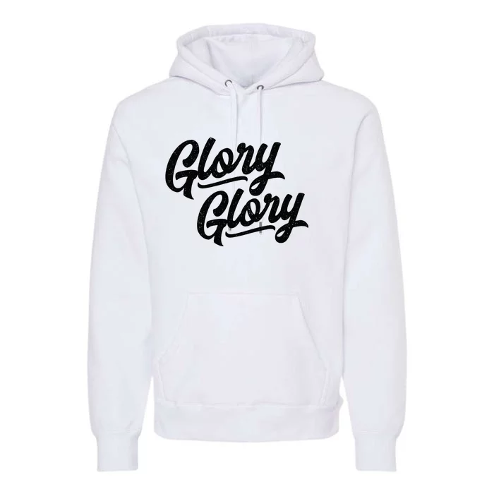 Glory Glory Georgia Rally Fight Song retro Premium Hoodie