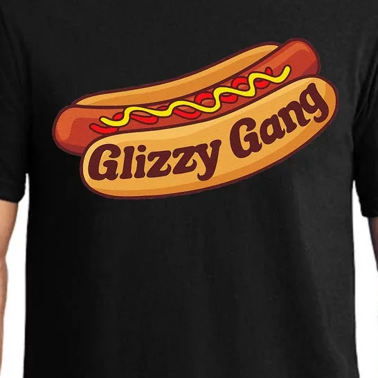 Glizzy Gang Gladiator Gobbler Funny Hot Dog Pajama Set