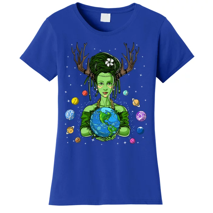 Gaia Greek Goddess Mother Earth Day Hippie Environt Witch Gift Women's T-Shirt