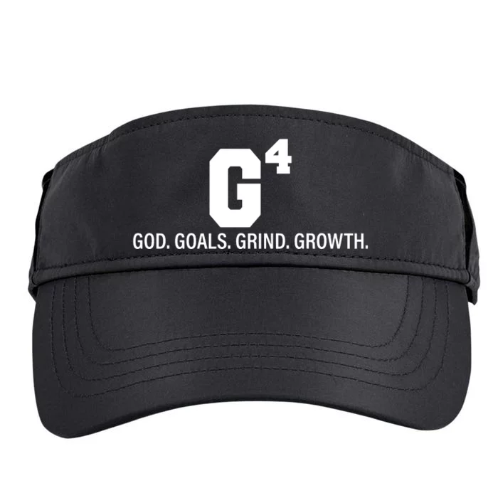 God Goals Grind Growth Adult Drive Performance Visor