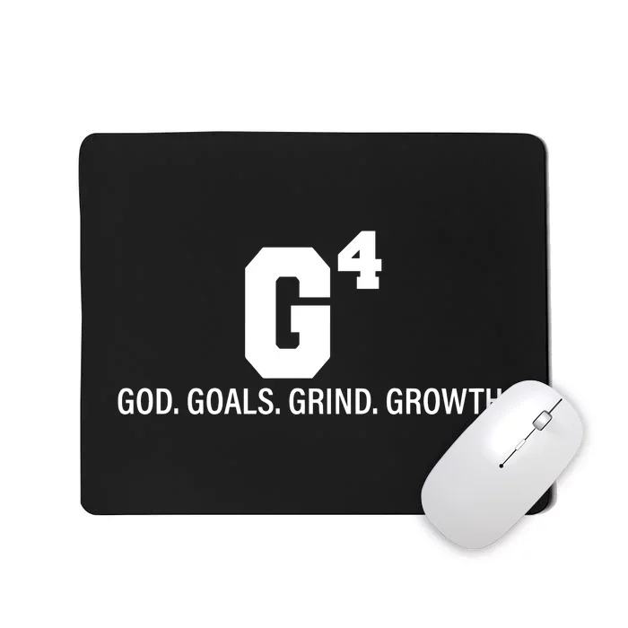 God Goals Grind Growth Mousepad