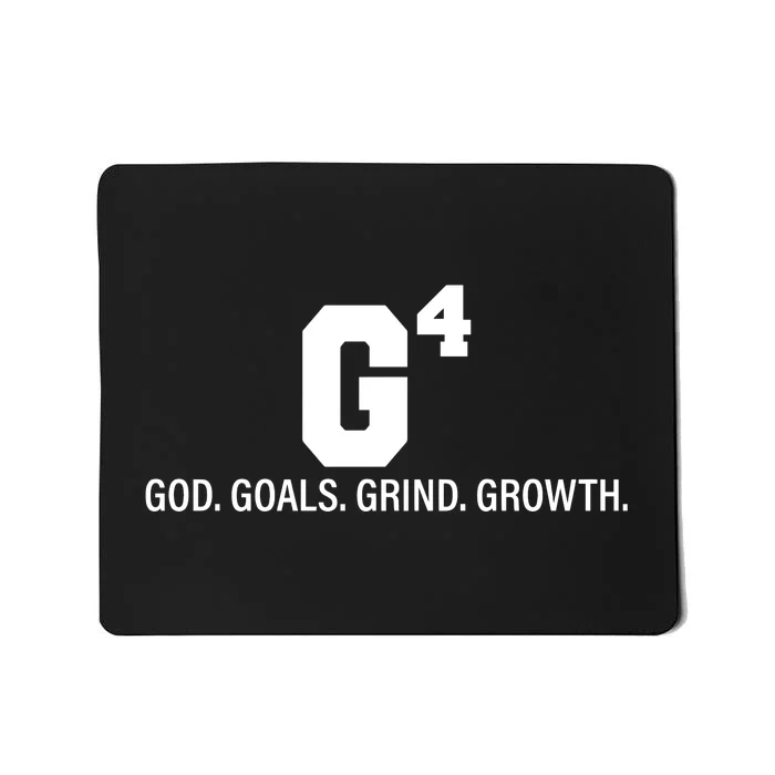 God Goals Grind Growth Mousepad