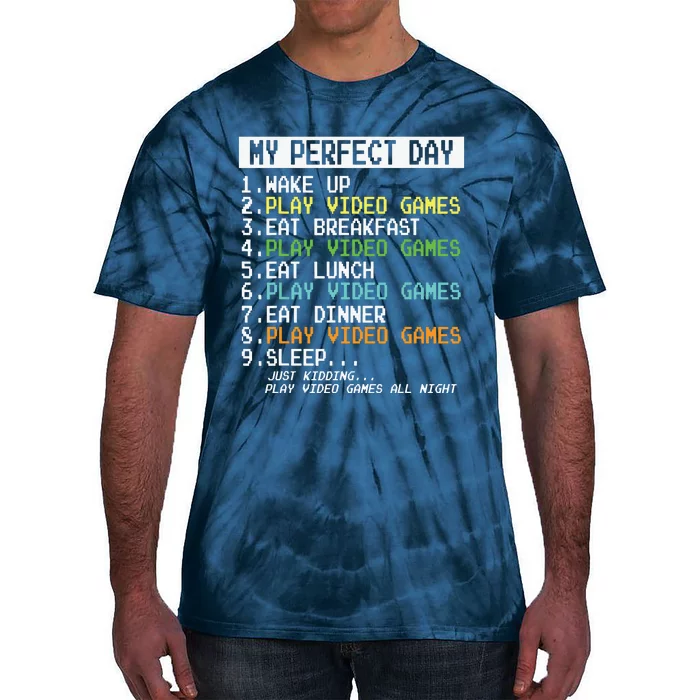 Gaming Gamer Gifts For Teen Short Sleeve Tie-Dye T-Shirt