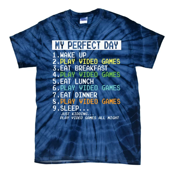 Gaming Gamer Gifts For Teen Short Sleeve Tie-Dye T-Shirt