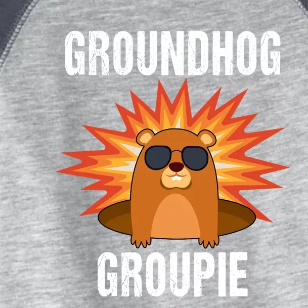 Groundhog Groupie Groundhog Day Party Toddler Fine Jersey T-Shirt