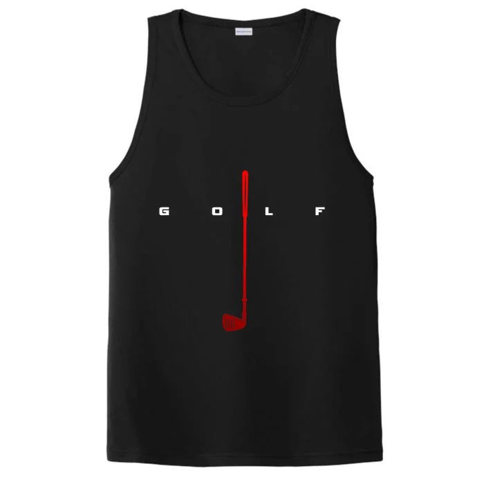 Golfer Golf Gift Performance Tank