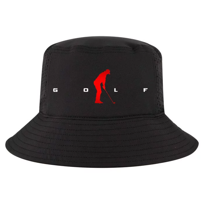 Golfer Golf Cool Comfort Performance Bucket Hat