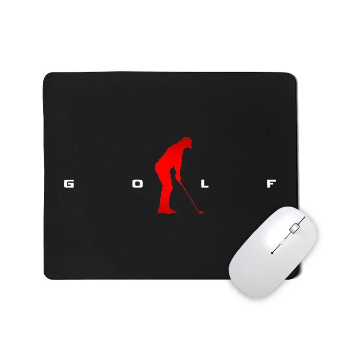 Golfer Golf Mousepad