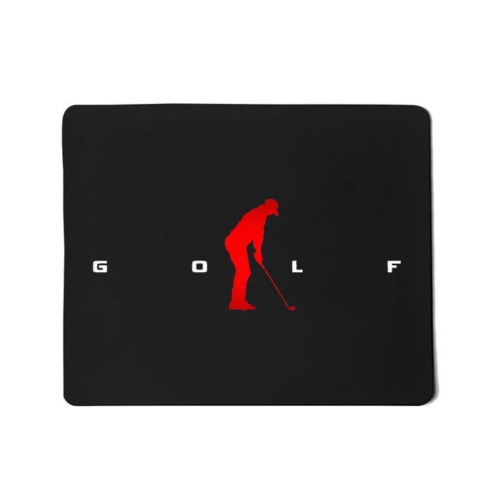 Golfer Golf Mousepad