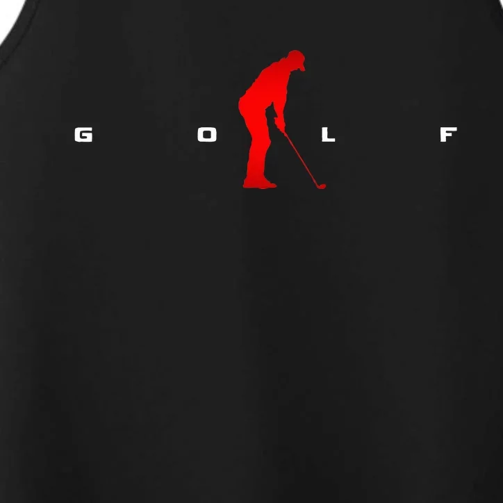 Golfer Golf Performance Tank