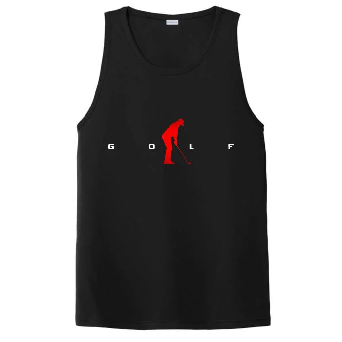 Golfer Golf Performance Tank