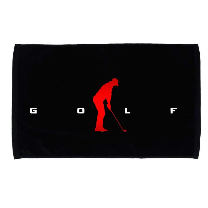 Golfer Golf Microfiber Hand Towel