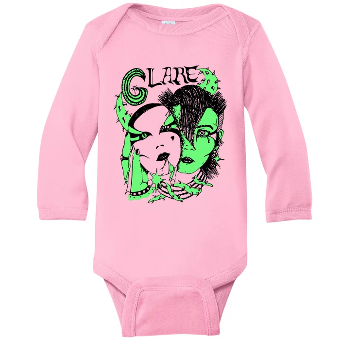 Glare Goth Baby Long Sleeve Bodysuit