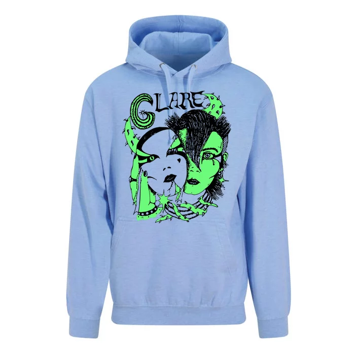 Glare Goth Unisex Surf Hoodie