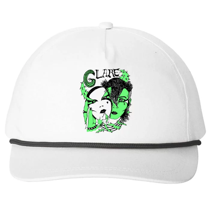 Glare Goth Snapback Five-Panel Rope Hat