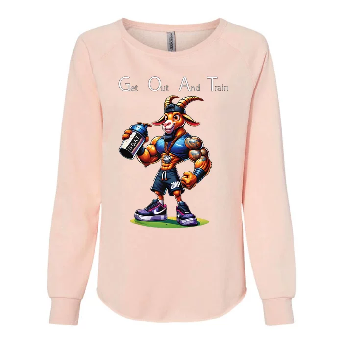 Gym G.O.A.T Womens California Wash Sweatshirt