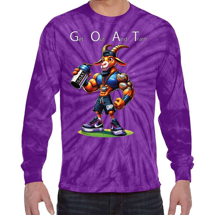 Gym G.O.A.T Tie-Dye Long Sleeve Shirt