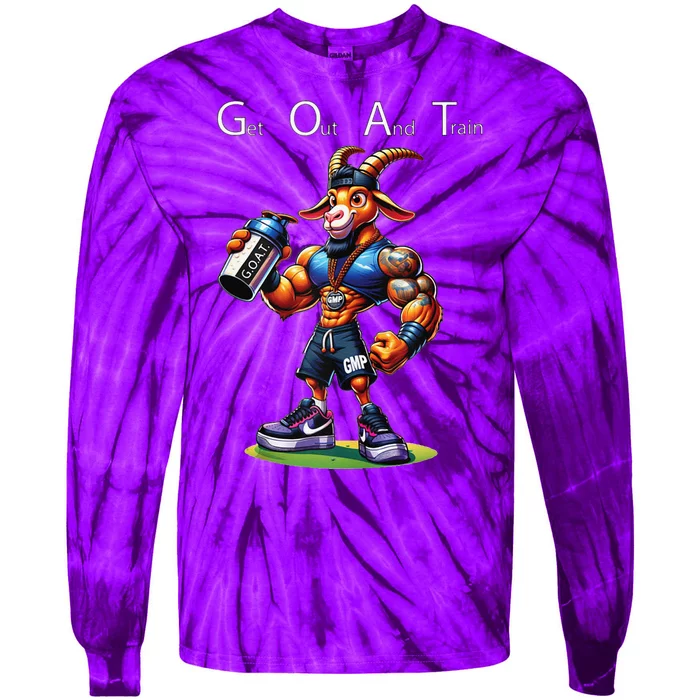 Gym G.O.A.T Tie-Dye Long Sleeve Shirt