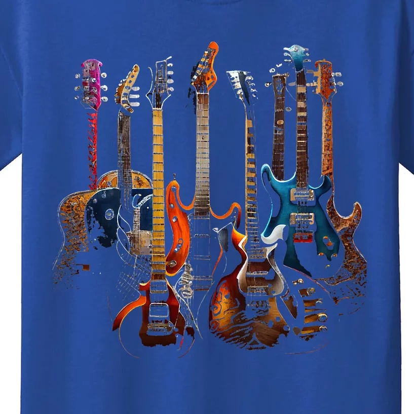 Guitars guitarists gift Kids T-Shirt