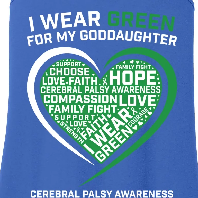 Godmother Godmom Godfather Funny Gift Goddaughter Cerebral Palsy Gift Ladies Essential Tank