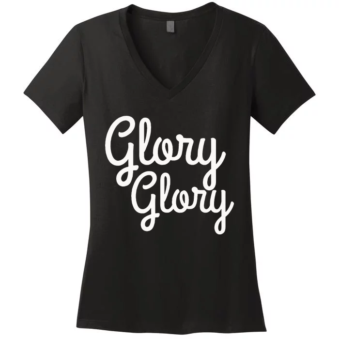 Glory Glory Georgia Women's V-Neck T-Shirt