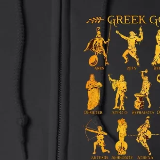 Greek Gods Full Zip Hoodie