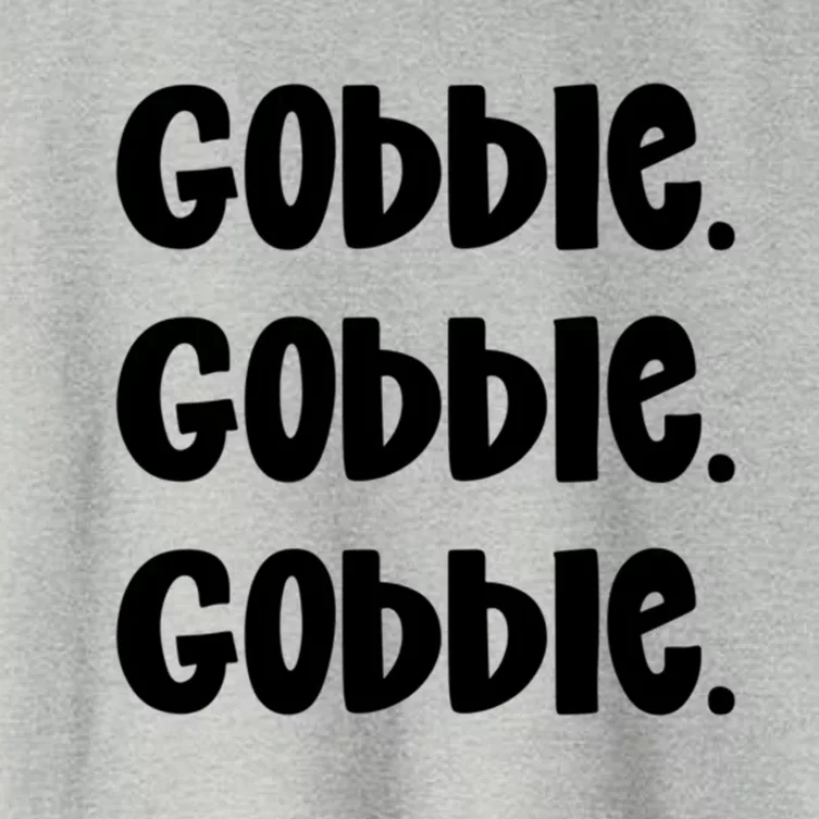 Gobble Gobble Gobblethanksgiving Day Gift Women's Crop Top Tee