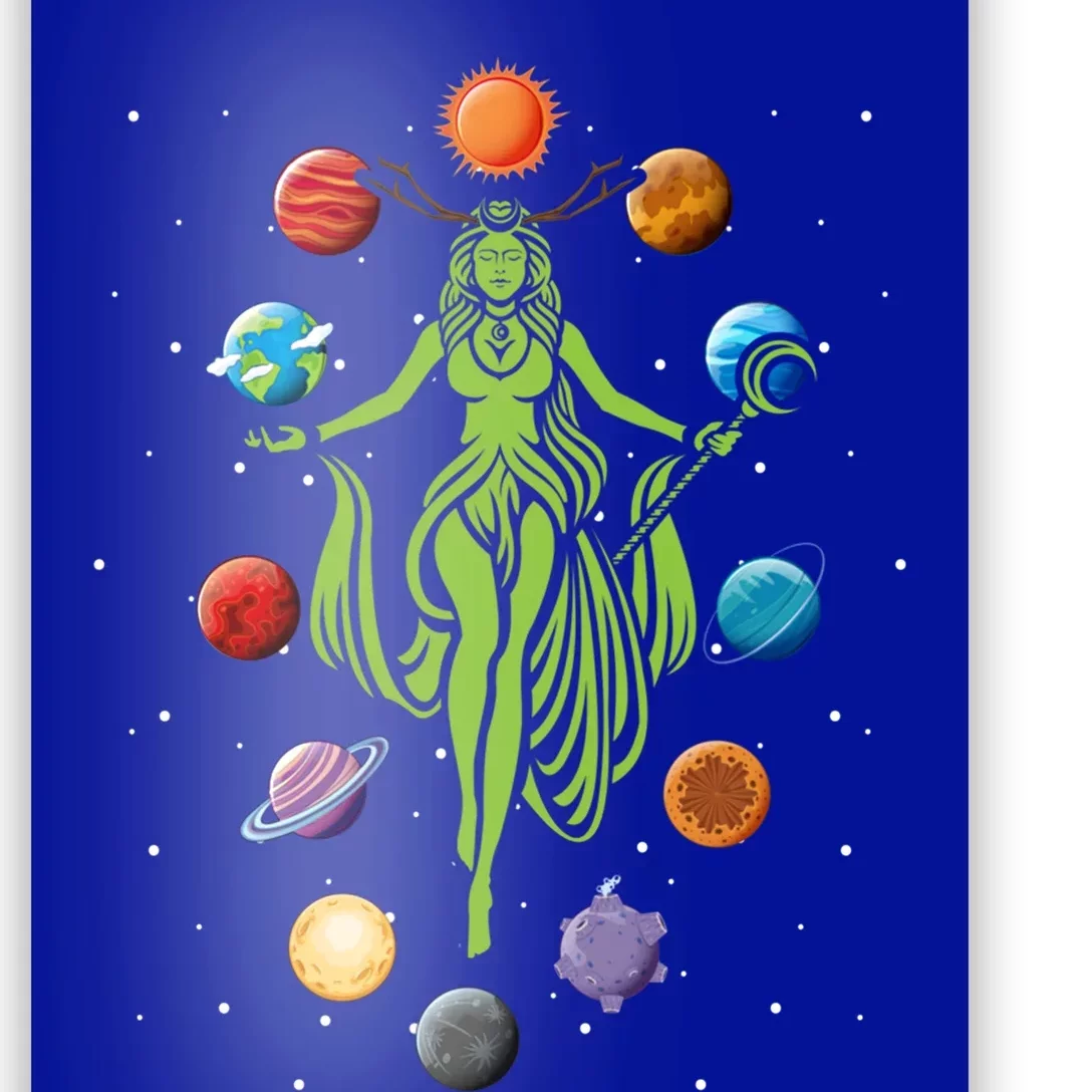 Gaia Greek Goddess Mother Earth Day Hippie Nature Gift Poster