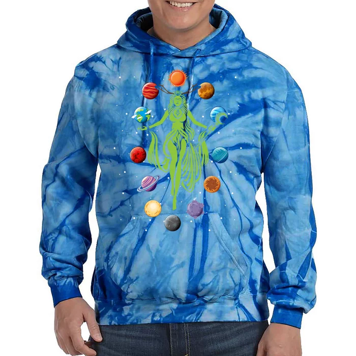 Gaia Greek Goddess Mother Earth Day Hippie Nature Gift Tie Dye Hoodie