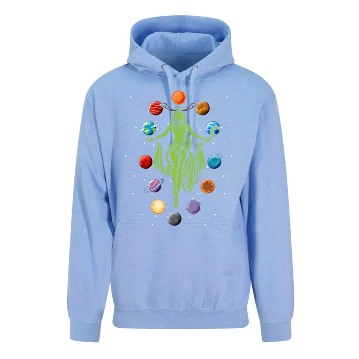 Gaia Greek Goddess Mother Earth Day Hippie Nature Gift Unisex Surf Hoodie