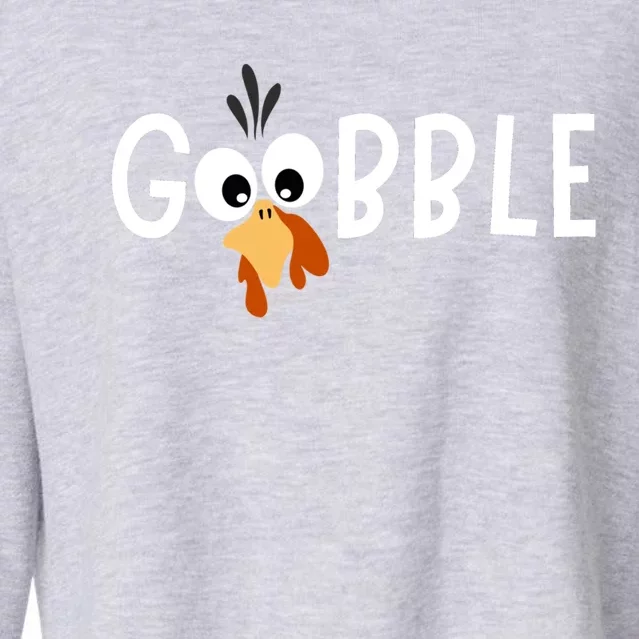 Gobble Gift Cropped Pullover Crew