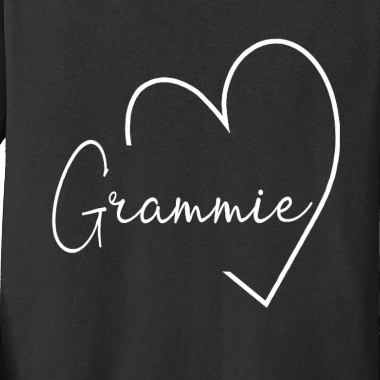 Grammie Gift Grandma Christmas MotherS Day Kids Long Sleeve Shirt